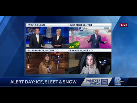 Weather Alert Day: Ice, Sleet &amp; Snow Slams Southeast Wisconsin