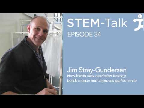 Episode 34 Jim Stray Gundersen explains how blood flow restriction training builds muscle