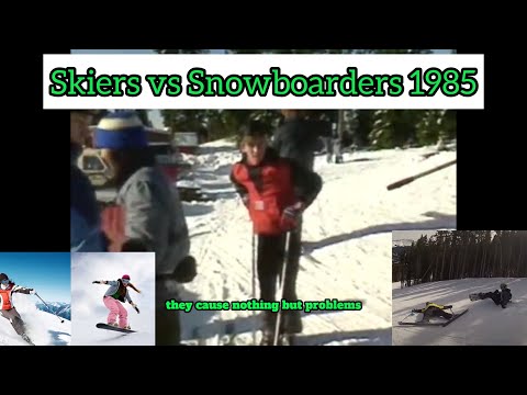 Skiers vs Snowboarders Epic 1985 Showdown: Who Ruled the Slopes?