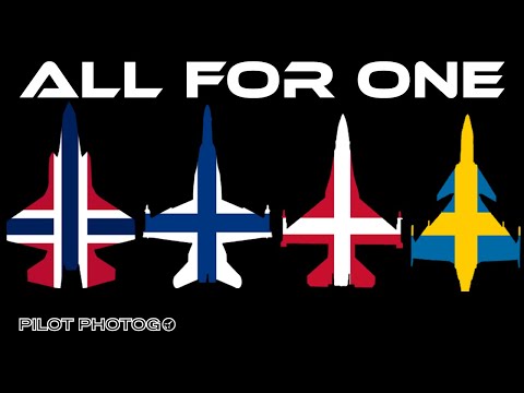 Nordic Air Force F-35, F-16, F-18, and JAS39 | Finland, Norway, Denmark, and Sweden